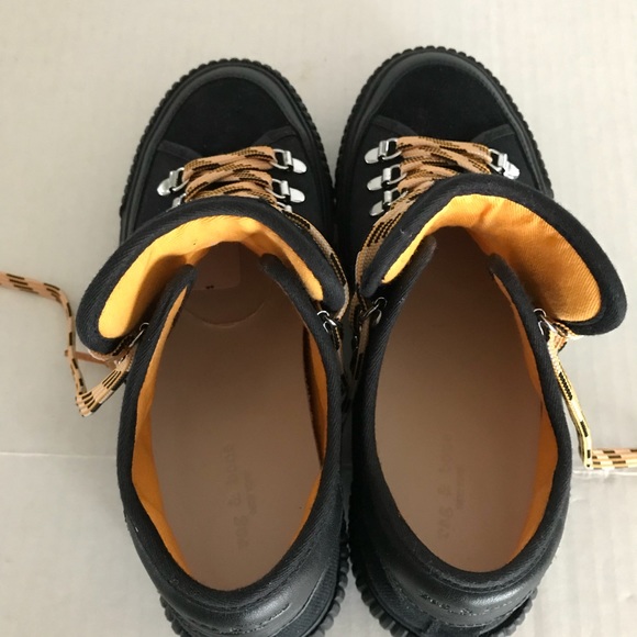 Rag & Bone Army Hiking Sneakers Boots Shoes Low Top Canvas Lace Up NWOT 38.5 - Picture 14 of 16